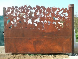 cancello-in-acciaio-corten